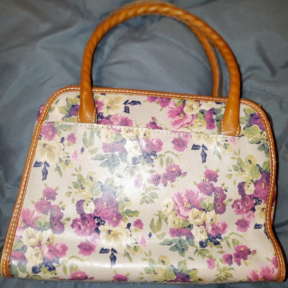 Patricia Nash Leather Satchel and Wallet.